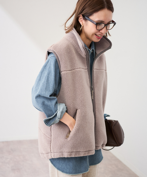 ウールボアベスト（ブルゾン）｜FRAMeWORK（フレームワーク）の