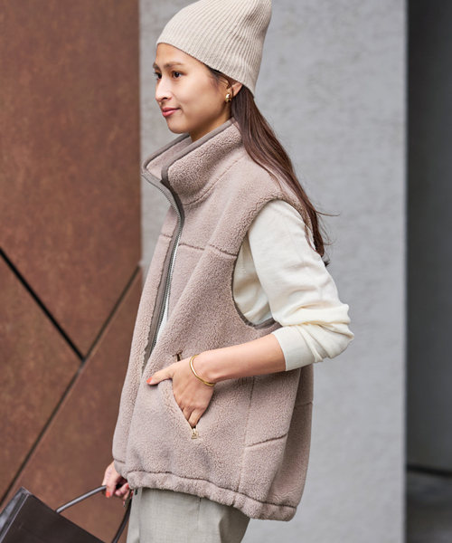 ウールボアベスト（ブルゾン）｜FRAMeWORK（フレームワーク）の