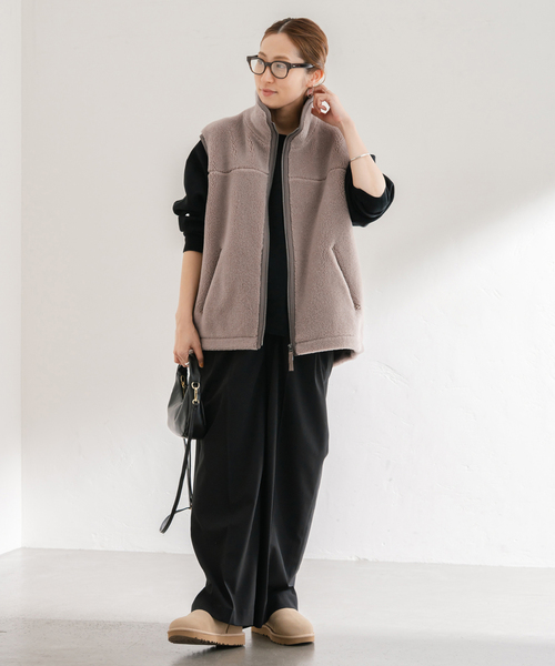 ウールボアベスト（ブルゾン）｜FRAMeWORK（フレームワーク）の