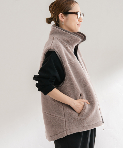 ウールボアベスト（ブルゾン）｜FRAMeWORK（フレームワーク）の