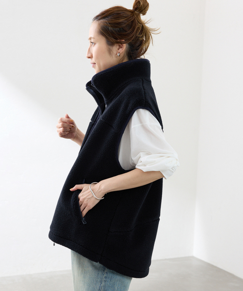 最終値下げ！FRAMeWORK ウールボアベスト FRAMeWORK｜ウールボアベスト | Rakuten Fashion(楽天ファッション／旧