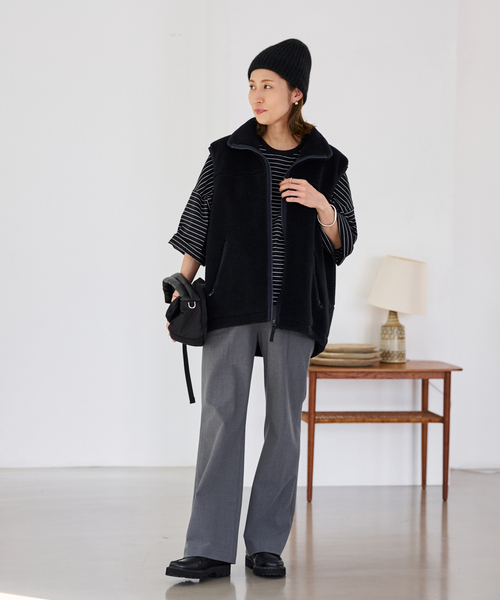 FRAMeWORK ボアベスト ≪追加 / 手洗い可能≫ボアベスト（ベスト）｜FRAMeWORK