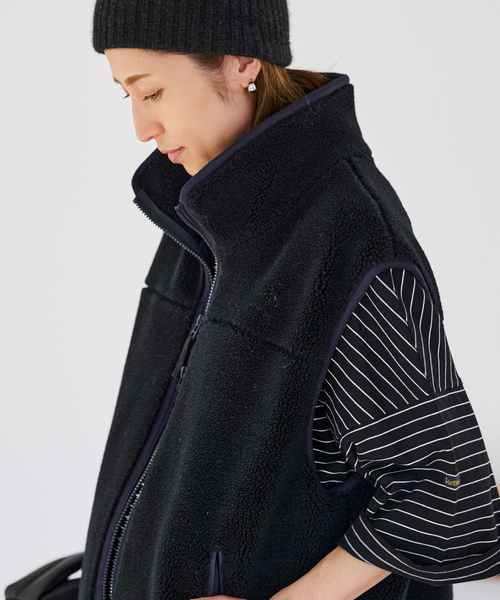 ウールボアベスト（ブルゾン）｜FRAMeWORK（フレームワーク）の