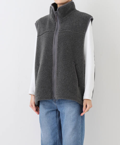 セール】ウールボアベスト（ブルゾン）｜FRAMeWORK（フレームワーク