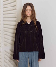 CHAN ME（チャンミ）の「ダブルボタンベルベットジャケット（その他アウター）」