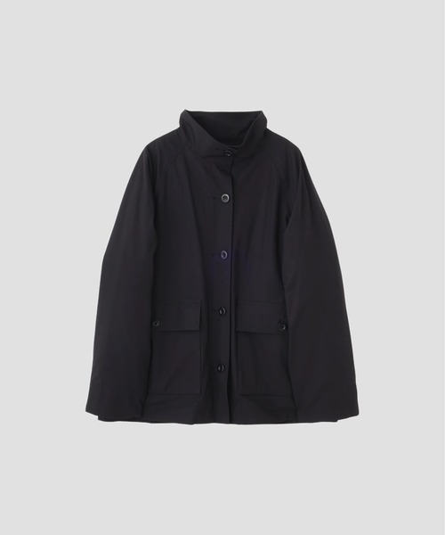 MHL.(エムエイチエル)の「WASHED COTTON PLAINWEAVE(ブルゾン・レディース・ブラック/ボルドー・1/2)」の4枚目の写真