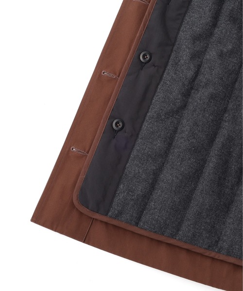 MHL.(エムエイチエル)の「WASHED COTTON PLAINWEAVE(ブルゾン・レディース・ブラック/ボルドー・1/2)」の10枚目の写真