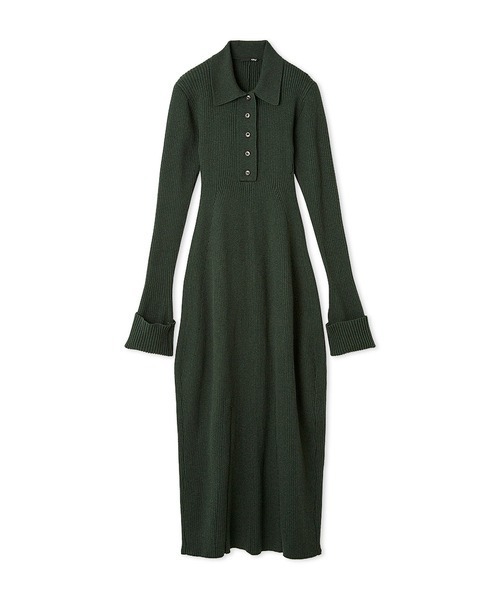 styling/（スタイリング）の「ヘンリーネックニットワンピース（ワンピース・レディース・ベージュ/ブラック/ダークグリーン・0/1）」の13枚目の写真