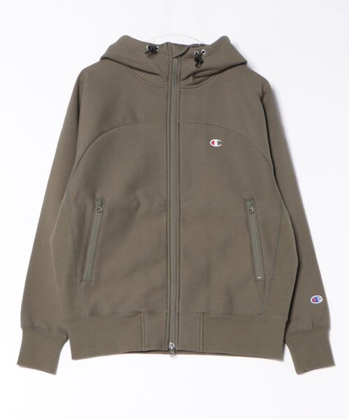 Champion(チャンピオン)の「【Champion】C3-C114 RW ZIP HOODED SWEATSHIRT(パーカー・メンズ・シルバーグレー/アーミー/ブラック・XL/L/M)」の3枚目の写真