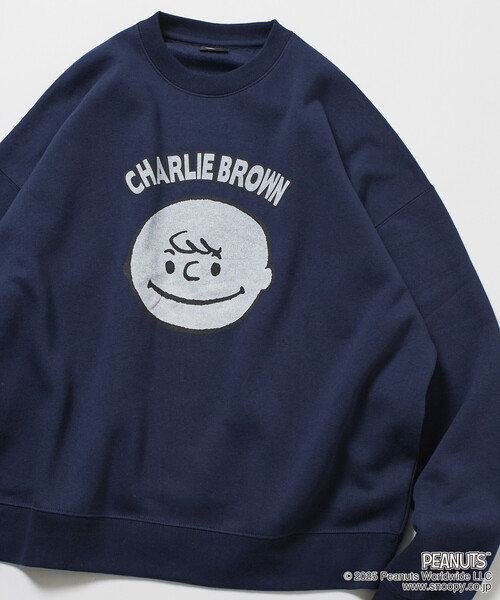 セール】限定展開 PEANUTS/ピーナッツ 別注 プリント クルーネック