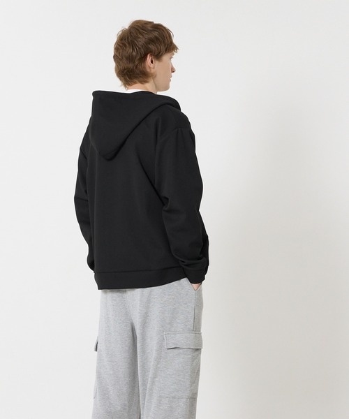 coca（coca）（コカ）の「ベーシックソフトジャージーBIGZIPパーカー　速乾/シワ防止（パーカー・メンズ・ブラック/グレー・S/XL/M/L）」の14枚目の写真