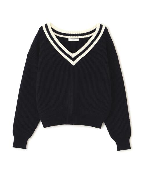 PROPORTION BODY DRESSING(プロポーションボディドレッシング)の「チルデンニット / 1215270027(ニット/セーター・レディース・ネイビー/グレー系その他・FREE)」の13枚目の写真