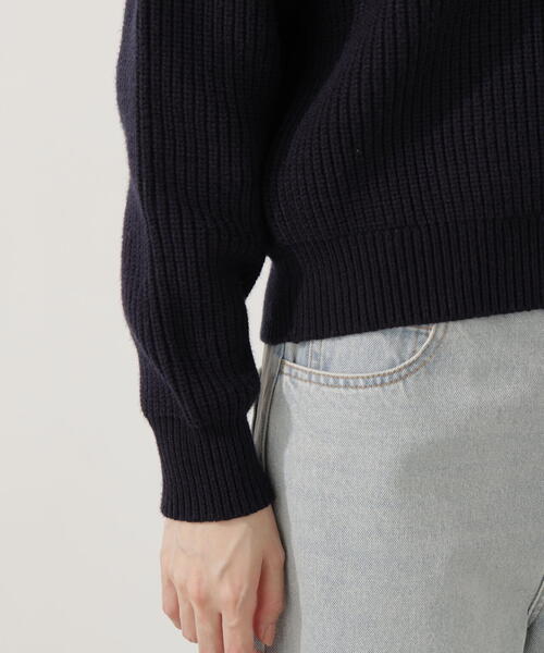 PROPORTION BODY DRESSING(プロポーションボディドレッシング)の「チルデンニット / 1215270027(ニット/セーター・レディース・ネイビー/グレー系その他・FREE)」の4枚目の写真