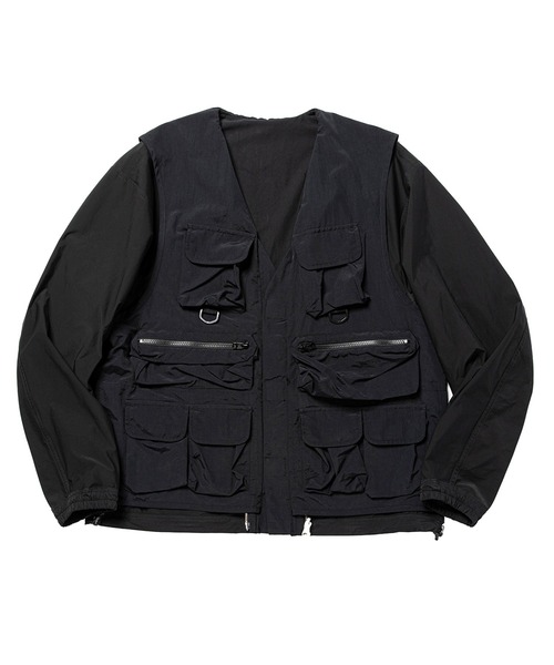 meanswhile(ミーンズワイル)の「Reversible 4Way JKT(その他アウター・メンズ・ブラック・4(XL)/3(L))」の1枚目の写真