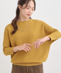 DRESKIP | 【洗える/毛玉になりにくい/UV】 ガータードルマン 7分袖ニット(ニット/セーター)