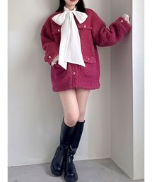 dazzlin | ボアフレンチブルゾン(ブルゾン)