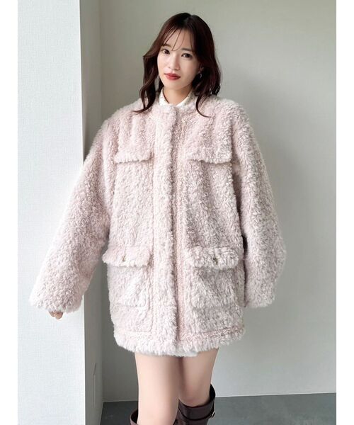 dazzlin ボアフレンチブルゾン ボアフレンチブルゾン（ブルゾン）｜dazzlin（ダズリン）の