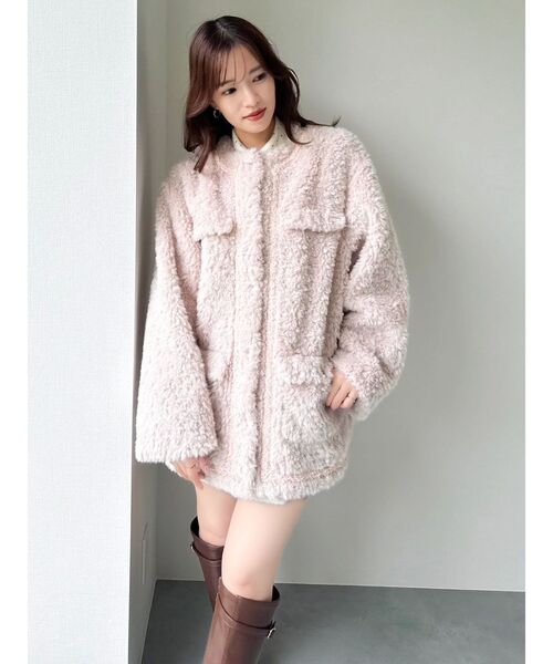 dazzlin ボアフレンチブルゾン ボアフレンチブルゾン（ブルゾン）｜dazzlin（ダズリン）の