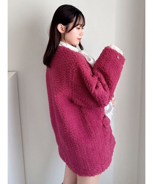 ボアフレンチブルゾン オフホワイト ダズリン dazzlin ボアフレンチブルゾン （オフホワイト