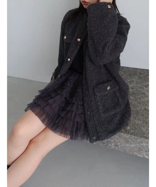 ボアフレンチブルゾン（ブルゾン）｜dazzlin（ダズリン）の