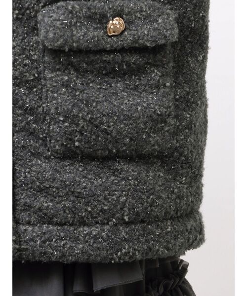 dazzlin ボアフレンチブルゾン dazzlin_official のボアフレンチブルゾン🤍 とっても軽いのに暖かいし