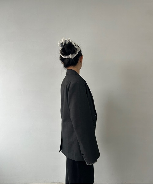 リボンデザイン テーラードジャケット FQ25W103【Fano Studios