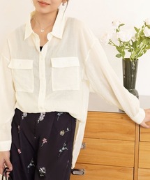 サイドスリット ロング丈 ワンピース シャツ ワンピース」に該当