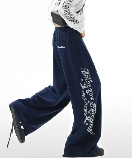 AsRiRe（アスリレイ）の「25aw　サイドししゅうロゴスウェットパンツ（スウェットパンツ・レディース・ライトグレー/ネイビー・M）」の6枚目の写真