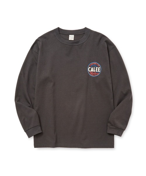 CALEE（キャリー）の「VINTAGE TYPE CIRCLE LOGO L/S TEE（Tシャツ/カットソー・メンズ・ホワイト/チャコールグレー・MEDIUM/LARGE/X-LARGE）」の7枚目の写真