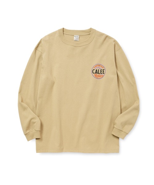 CALEE（キャリー）の「VINTAGE TYPE CIRCLE LOGO L/S TEE（Tシャツ/カットソー・メンズ・ホワイト/チャコールグレー・MEDIUM/LARGE/X-LARGE）」の9枚目の写真