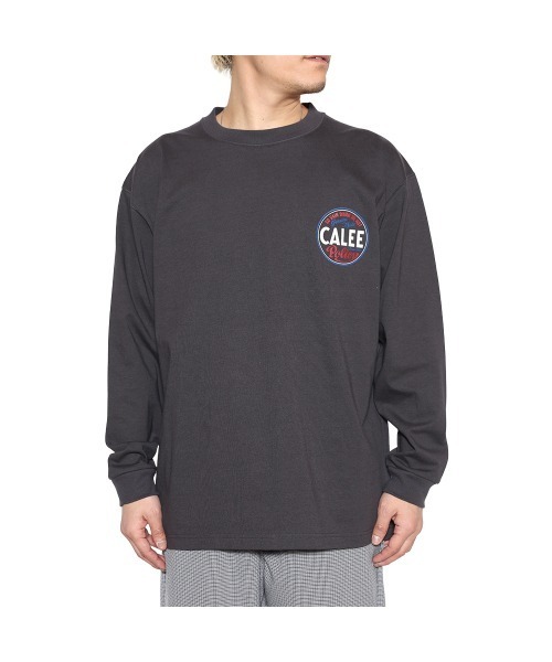 CALEE（キャリー）の「VINTAGE TYPE CIRCLE LOGO L/S TEE（Tシャツ/カットソー・メンズ・ホワイト/チャコールグレー・MEDIUM/LARGE/X-LARGE）」の10枚目の写真