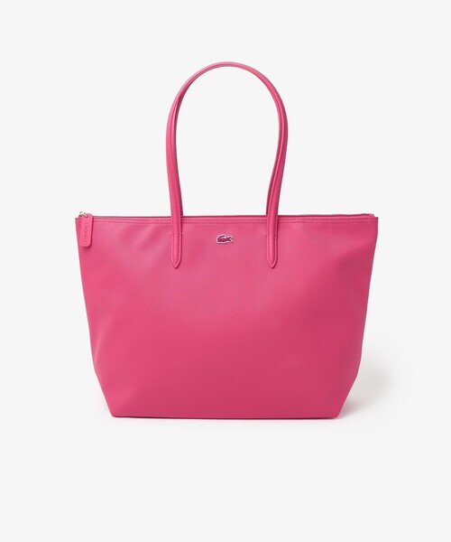 LACOSTE（ラコステ）の「L.12.12 プチピケ ラージ トートバッグ（トートバッグ・レディース・ベージュ/ダークネイビー/バーガンディー/ピンク/レッド/ブラック/パープル/ダークグリーン/アイボリー/ライトブルー/オレンジ/ホワイト/ナチュラル・FREE）」の11枚目の写真