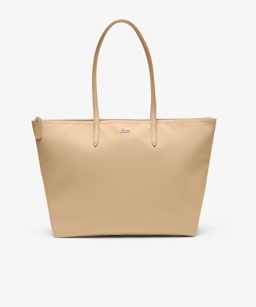 LACOSTE(ラコステ)の「L.12.12 プチピケ ラージ トートバッグ(トートバッグ・レディース・ベージュ/ダークネイビー/バーガンディー/ピンク/レッド/ブラック/パープル/ダークグリーン/アイボリー/ライトブルー/オレンジ/ホワイト/ナチュラル/フューシャピンク/ライトピンク/バイオレット/サックスブルー/クリーム・FREE)」の6枚目の写真