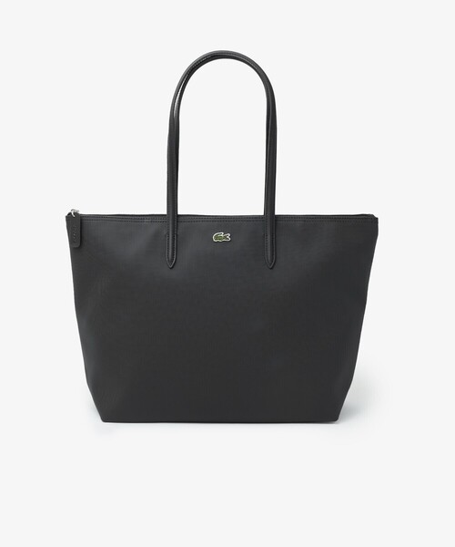 LACOSTE（ラコステ）の「L.12.12 プチピケ ラージ トートバッグ（トートバッグ・レディース・ベージュ/ダークネイビー/バーガンディー/ピンク/レッド/ブラック/パープル/ダークグリーン/アイボリー/ライトブルー/オレンジ/ホワイト/ナチュラル・FREE）」の4枚目の写真