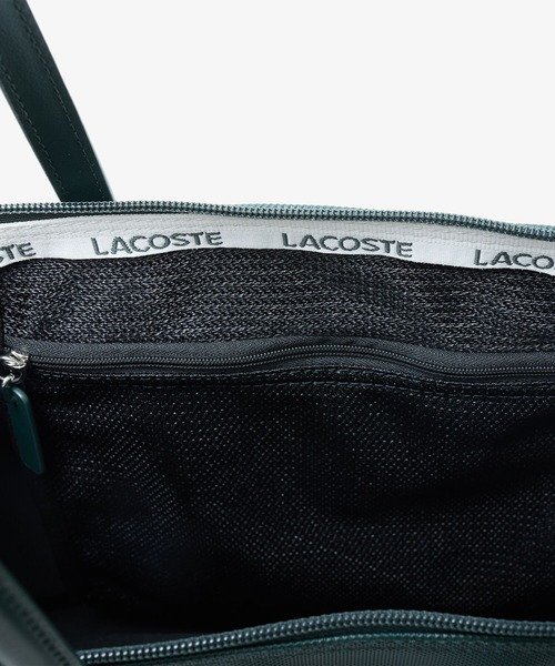 LACOSTE（ラコステ）の「L.12.12 プチピケ ラージ トートバッグ（トートバッグ・レディース・ベージュ/ダークネイビー/バーガンディー/ピンク/レッド/ブラック/パープル/ダークグリーン/アイボリー/ライトブルー/オレンジ/ホワイト/ナチュラル・FREE）」の20枚目の写真