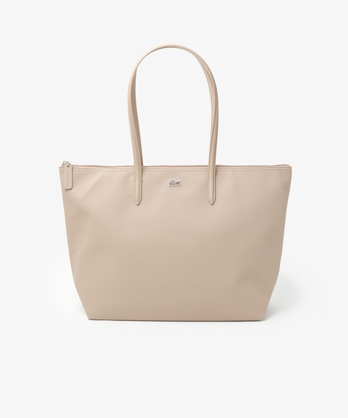 LACOSTE（ラコステ）の「L.12.12 プチピケ ラージ トートバッグ（トートバッグ・レディース・ベージュ/ダークネイビー/バーガンディー/ピンク/レッド/ブラック/パープル/ダークグリーン/アイボリー/ライトブルー/オレンジ/ホワイト/ナチュラル・FREE）」の18枚目の写真