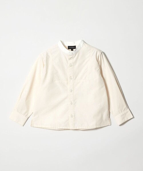 green label relaxing(グリーンレーベルリラクシング)の「バンドカラーシャツ / キッズ 110cm-130cm(シャツ/ブラウス・キッズ・ナチュラル/オフホワイト・110cm/130cm/120cm)」の9枚目の写真