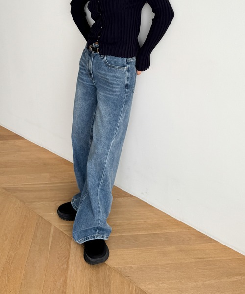 最終値下げOUVIR　SKEWデニムパンツ　canaljean OUVIR SKEWデニムパンツ（デニムパンツ）｜CANAL JEAN（キャナルジーン