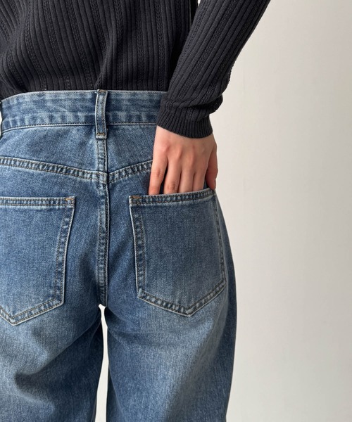 CANAL JEAN（キャナルジーン）の「OUVIR SKEWデニムパンツ（デニム