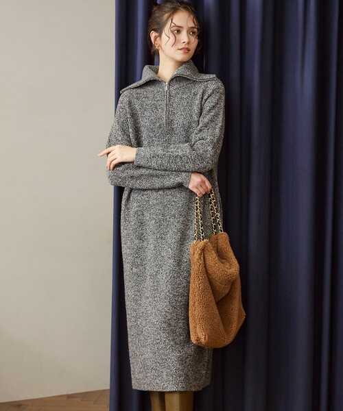 SLOW/一部店舗限定】ソフトウール ニット ワンピース（ワンピース