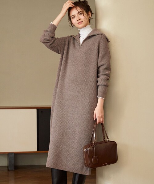 SLOW/一部店舗限定】ソフトウール ニット ワンピース（ワンピース