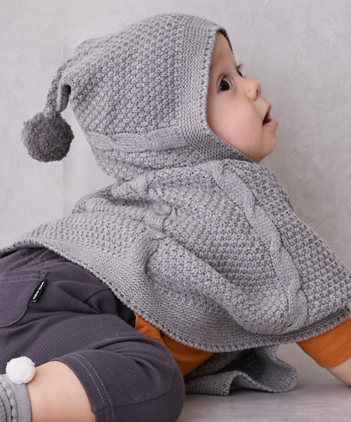 セール】ニットケープ（その他ベビーウェア）｜petit main