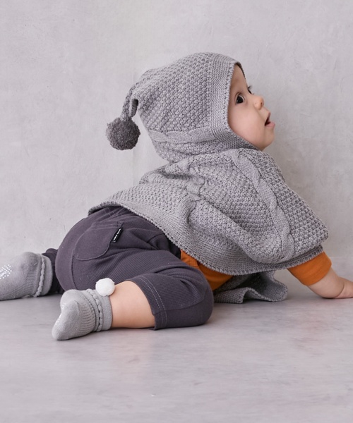 BABY, ニットケープ セール】ニットケープ（その他ベビーウェア）｜petit main