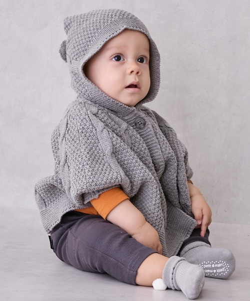 セール】ニットケープ（その他ベビーウェア）｜petit main