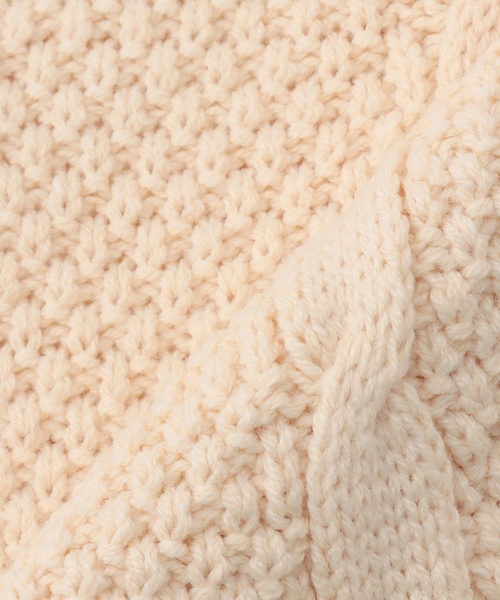 petit main（プティマイン）の「ニットケープ（その他ベビーウェア・キッズ・トップグレー/アイボリー・F）」の19枚目の写真