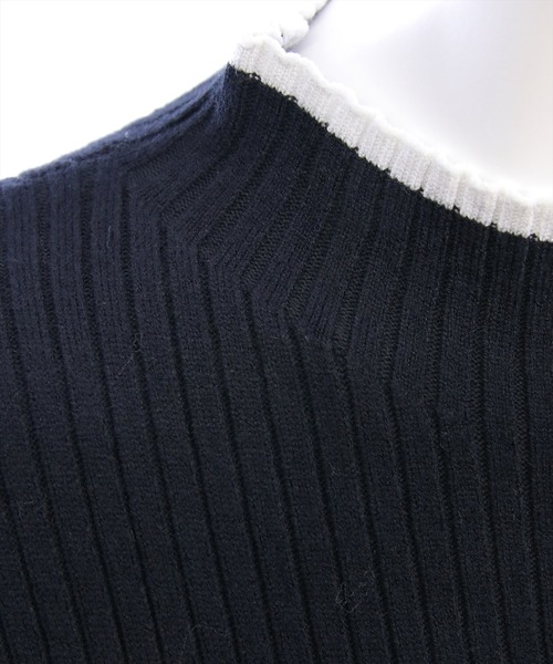 CLEAR BASIC（クリアベーシック）の「配色リボンフレアロングニットワンピース[大人 フェミニン 上品]≪AW新作≫（ワンピース・レディース・ベージュ/ブラック・F）」の15枚目の写真