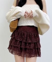 ⭐︎専用⭐︎Misha & Puff ブラウンフリルスカート スカート（ブラウン/茶色系・フリル）ファッション通販 - ZOZOTOWN