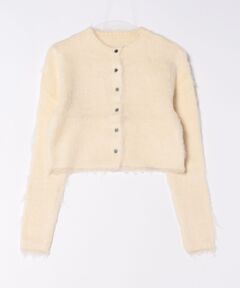 セール】【LA PEAU DE GEM】mohair like two piece knit/モヘアライク2