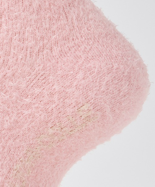 GUNZE(グンゼ)の「UCHI-COLLE/ウチコレ ナイトソックス 着圧ソックス トゥレスハイソックス ~適度な圧着でおやすみタイムを有効に~(ソックス/靴下・レディース・ピンク系その他/オフホワイト/ライトグレー・23-25)」の5枚目の写真