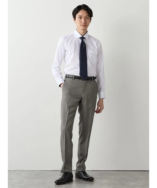 Perfect Suit FActory（パーフェクトスーツファクトリー）の「ノータックスラックス　ブラック/グレー/グレー/ネイビー【ストレッチ】【マシンウォッシャブル】（スラックス・メンズ・ブラック/チャコールグレー/ライトグレー/ネイビー・S/LL/M/L）」の10枚目の写真
